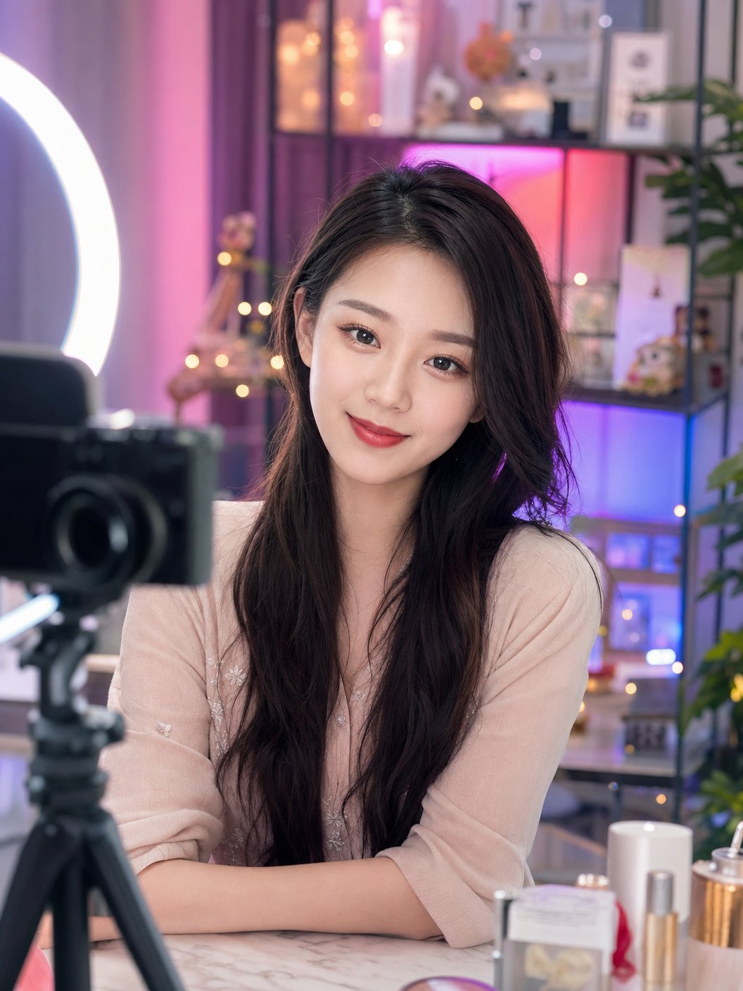 网红主播 美女主播视频直播教程演示